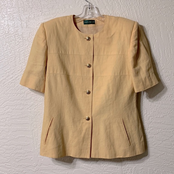 Retro blazer jacket buttercup Harve Benard - Picture 2 of 14